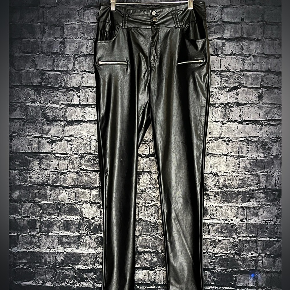Vegan Leather Pants